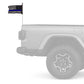 USA Subdued Thin Blue Line 12"x18" Forever Wave Flag for Jeep Wrangler JKU 4-Door 2007-2018