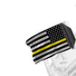 USA Subdued Thin Gold Line 12"x18" Forever Wave Flag