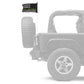 USA Subdued Thin Green Line 12"x18" Forever Wave Flag for Jeep Wrangler JLU 4-Door 2018-Present