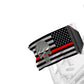 USA Subdued Thin Red Line Punisher 12"x18" Forever Wave Flag