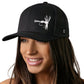 Fly Fishing Trucker Hat  |  Black Fly Fishing Snapback