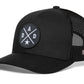 Dad Trucker Hat  |  Black  Snapback