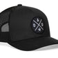 Dad Trucker Hat  |  Black  Snapback