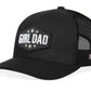 Girl Dad Trucker Hat  |  Black  Snapback