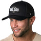 Girl Dad Trucker Hat  |  Black  Snapback