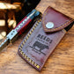 Folding Pocket Knife 3" Damascus Blade with Red/Black Pakka Wood