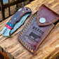 3-Inches Pocket Knife – Damascus Folding Blade with Pakka Wood Handle