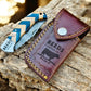 Damascus Pocket Knife with 3" Folding Blade & Olivewood Handle