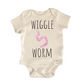 Wiggle Worm Fishing Newborn Baby Onesie® Onesie®