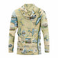 Wisconsin State Map UltraLight Sunshirt Hoodie – UPF 50+