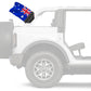 Australia 12"x18" Forever Wave Flag for Bronco