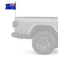 Australia 12"x18" Forever Wave Flag for Jeep Wrangler CJ-7 and CJ-8 1976-1986