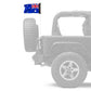 Australia 12"x18" Forever Wave Flag for Jeep Wrangler YJ 1986-1995