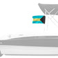 Bahamas 12"x18" Forever Wave Flag