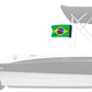 Brazil 12"x18" Forever Wave Flag