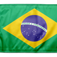Brazil 12"x18" Forever Wave Flag for Jeep Wrangler LJ 2003-2006