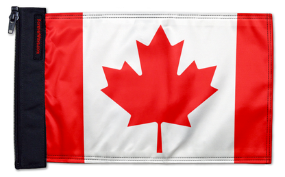 Canada 12"x18" Forever Wave Flag for Jeep Wrangler JLU 4-Door 2018-Present