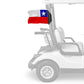 Chile 12"x18" Forever Wave Flag