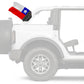 Chile 12"x18" Forever Wave Flag