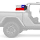 Chile 12"x18" Forever Wave Flag