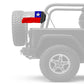 Chile 12"x18" Forever Wave Flag for Jeep Wrangler JKU 4-Door 2007-2018