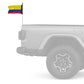 Colombia 12"x18" Forever Wave Flag for Jeep Wrangler JLU 4-Door 2018-Present