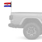 Croatia 12"x18" Forever Wave Flag for Jeep Wrangler YJ 1986-1995