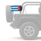 Cuba 12"x18" Forever Wave Flag for Jeep Wrangler JK 2-Door 2007-2018