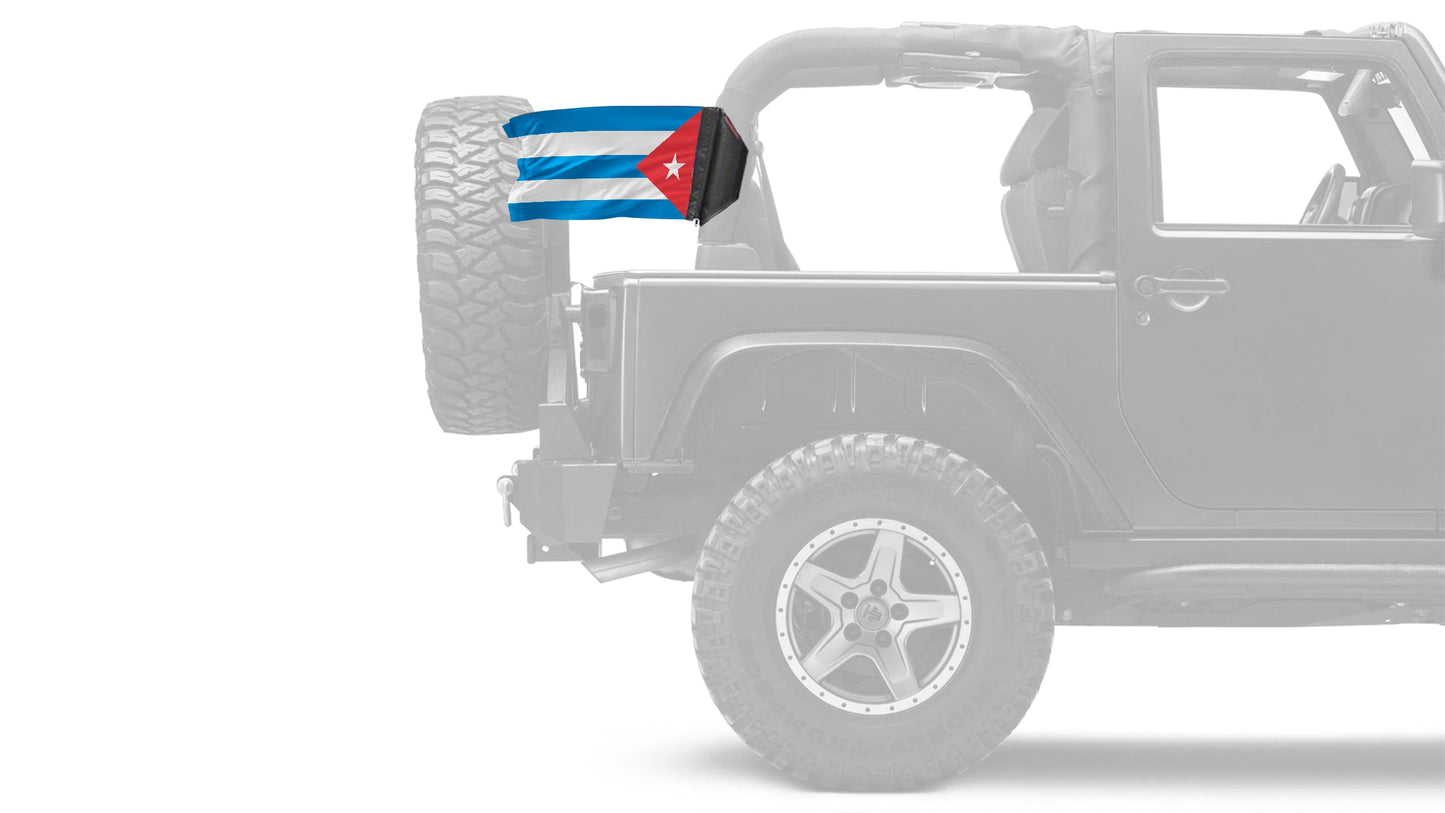 Cuba 12"x18" Forever Wave Flag