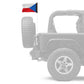 Czech Republic 12"x18" Forever Wave Flag for Jeep Wrangler LJ 2003-2006