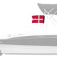 Denmark 12"x18" Forever Wave Flag