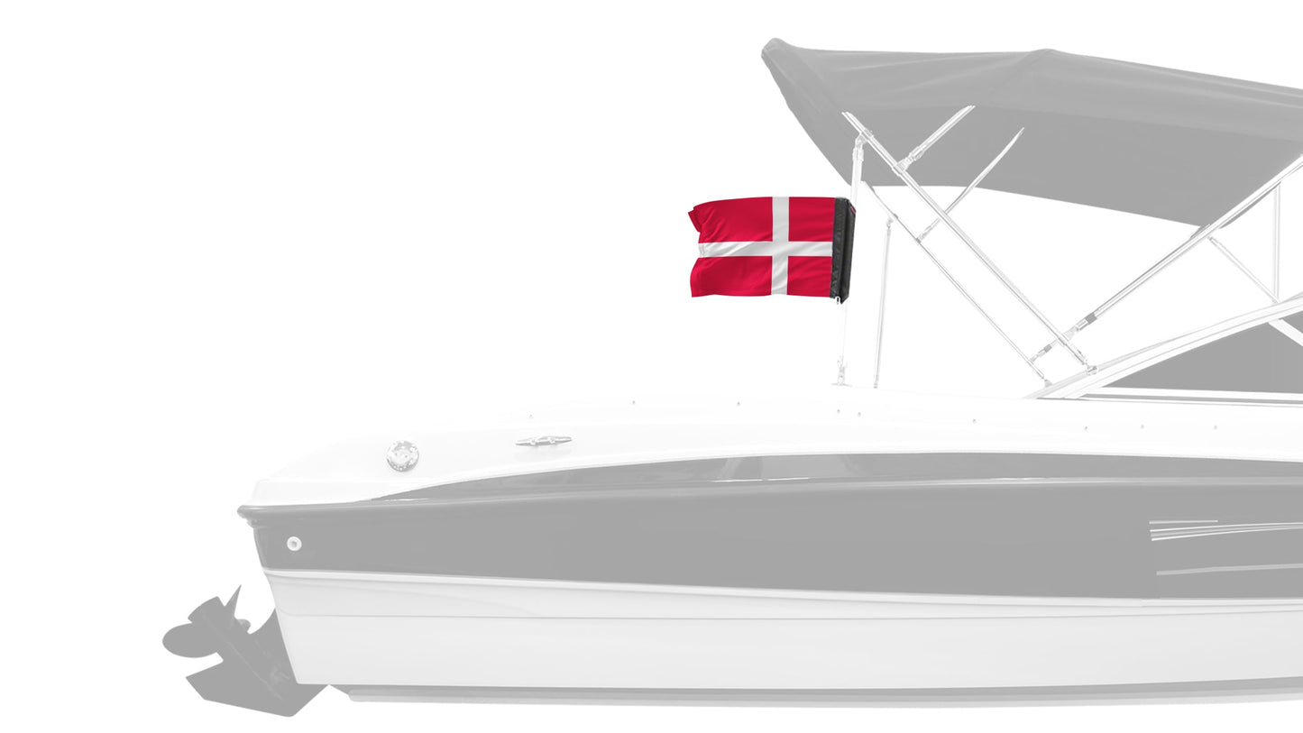 Denmark 12"x18" Forever Wave Flag