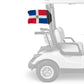 Dominican Republic 12"x18" Forever Wave Flag