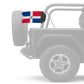 Dominican Republic 12"x18" Forever Wave Flag