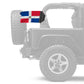 Dominican Republic 12"x18" Forever Wave Flag