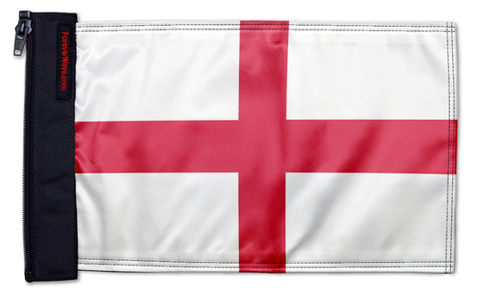 England 12"x18" Forever Wave Flag for Jeep Wrangler YJ 1986-1995