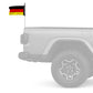 Germany 12"x18" Forever Wave Flag for Jeep Wrangler CJ-7 and CJ-8 1976-1986