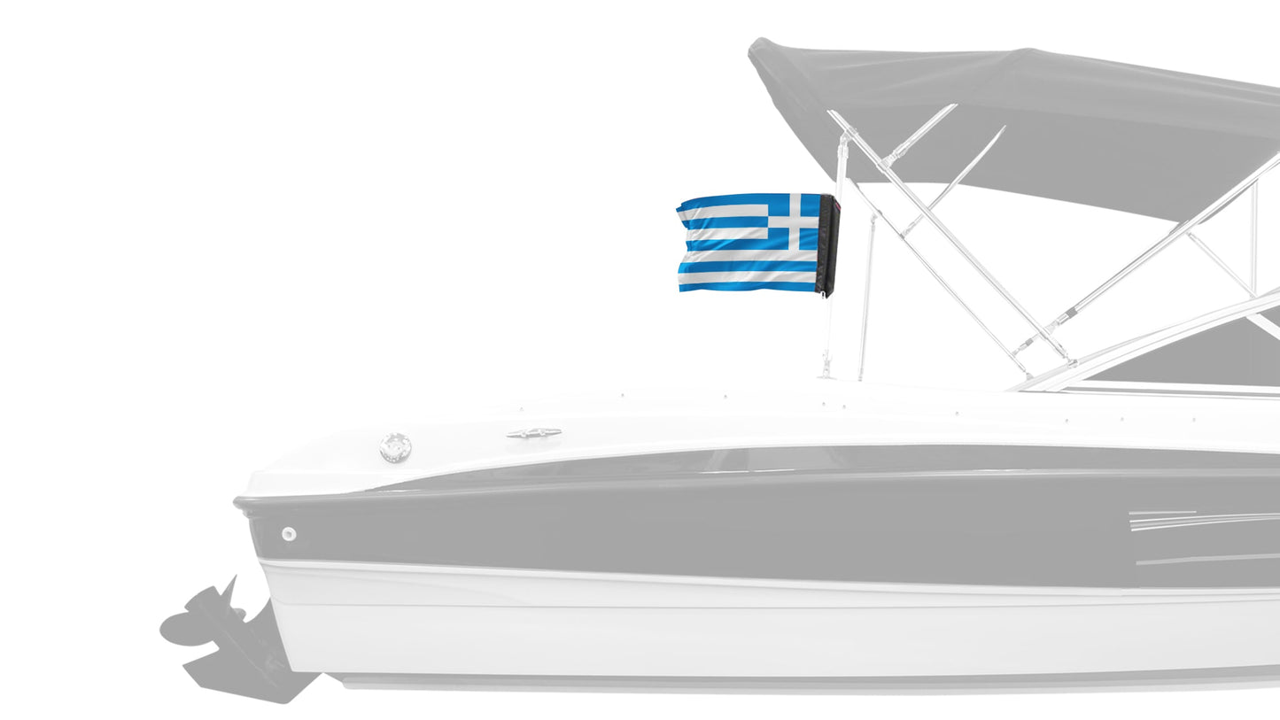 Greece 12"x18" Forever Wave Flag