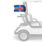 Iceland 12"x18" Forever Wave Flag