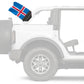 Iceland 12"x18" Forever Wave Flag