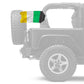 Ireland 12"x18" Forever Wave Flag for Jeep Wrangler JLU 4-Door 2018-Present
