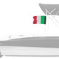 Italy 12"x18" Forever Wave Flag
