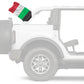 Italy 12"x18" Forever Wave Flag for Bronco