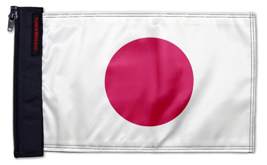 Japan 12"x18" Forever Wave Flag for Jeep Wrangler TJ 1996-2006