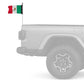 Mexico 12"x18" Forever Wave Flag for Jeep Wrangler YJ 1986-1995