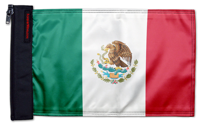 Mexico 12"x18" Forever Wave Flag for Jeep Wrangler YJ 1986-1995