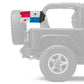 Panama 12"x18" Forever Wave Flag for Jeep Wrangler YJ 1986-1995