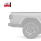 Poland 12"x18" Forever Wave Flag for Jeep Wrangler YJ 1986-1995