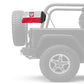 Poland 12"x18" Forever Wave Flag for Jeep Wrangler JKU 4-Door 2007-2018