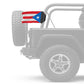 Puerto Rico 12"x18" Forever Wave Flag for Jeep Wrangler JL 2-Door 2018-Present